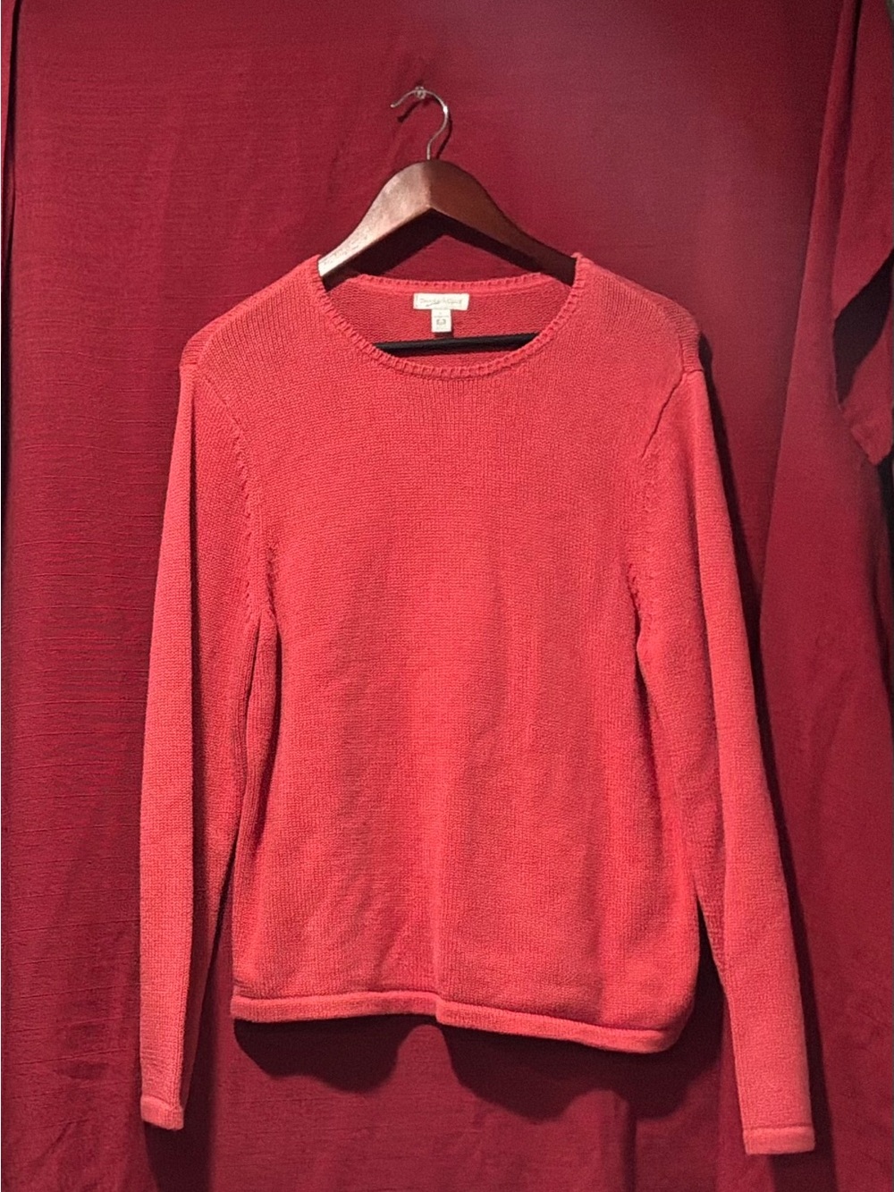 Charter Club Coral Crewneck Sweater